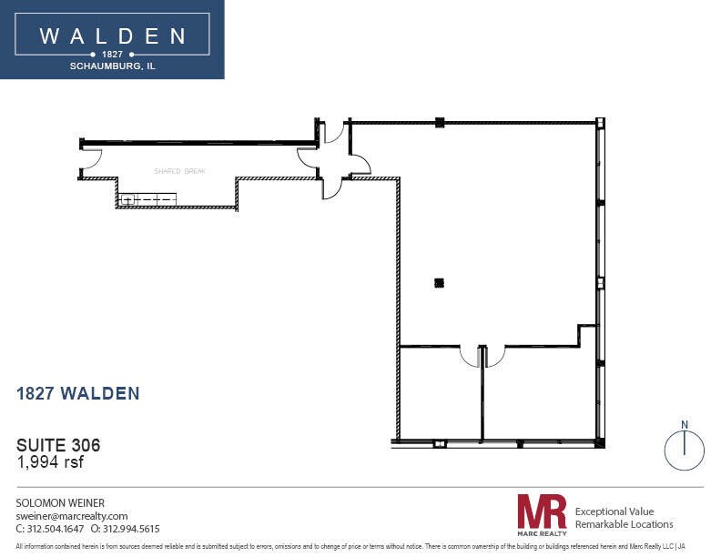 1827 Walden Office Sq, Schaumburg, IL à louer Plan d’étage– Image 1 sur 1