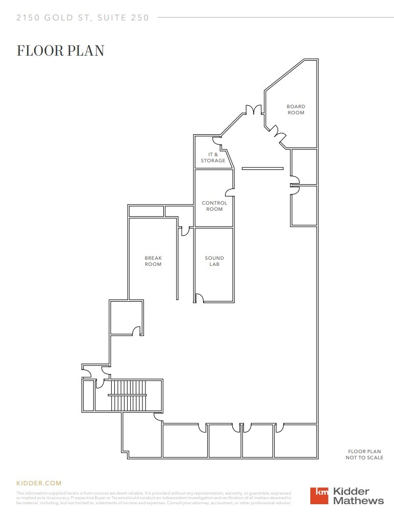 2150 Gold St, San Jose, CA à louer Plan d’étage– Image 1 sur 1