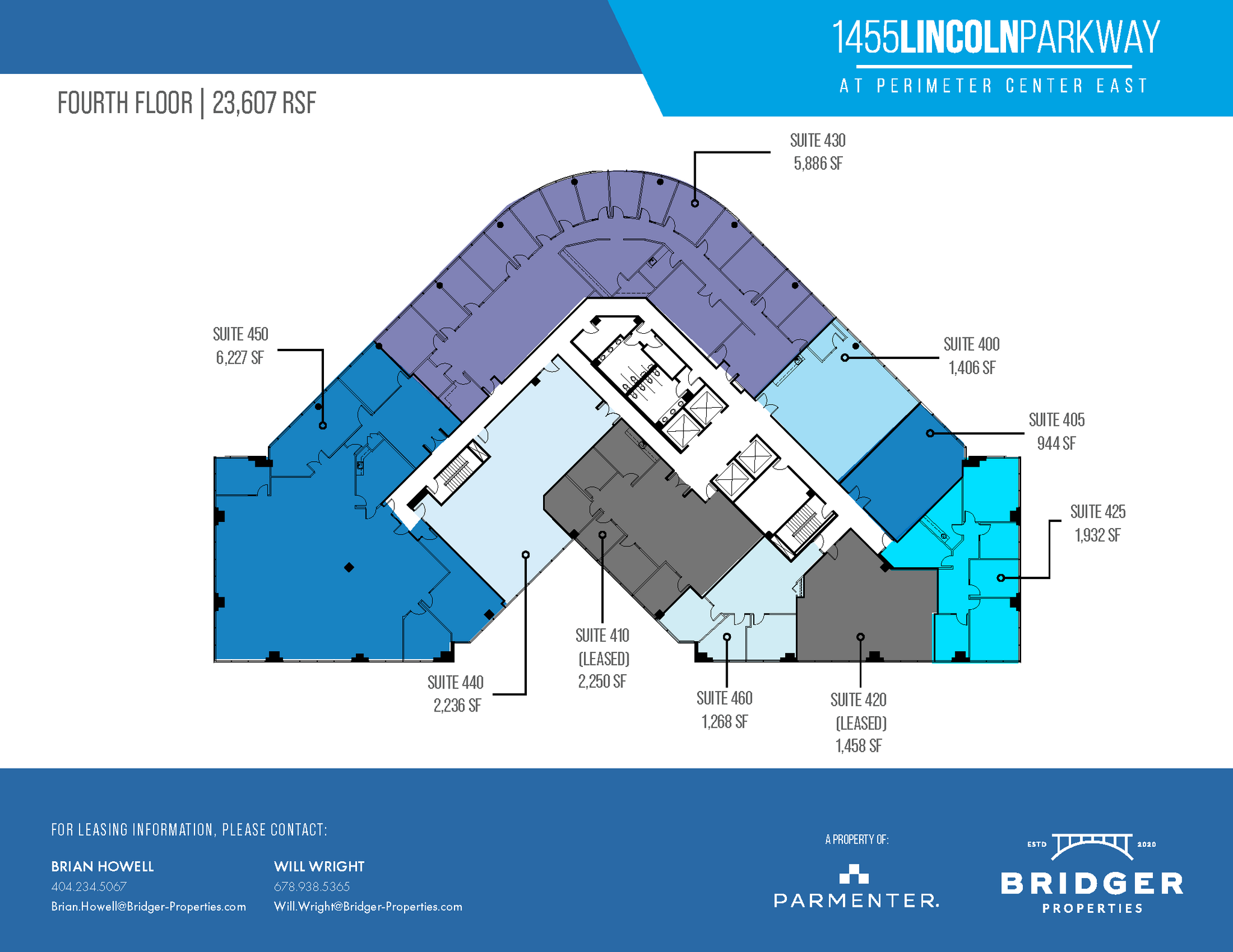 1455 Lincoln Pkwy E, Atlanta, GA à louer Plan d’étage– Image 1 sur 1