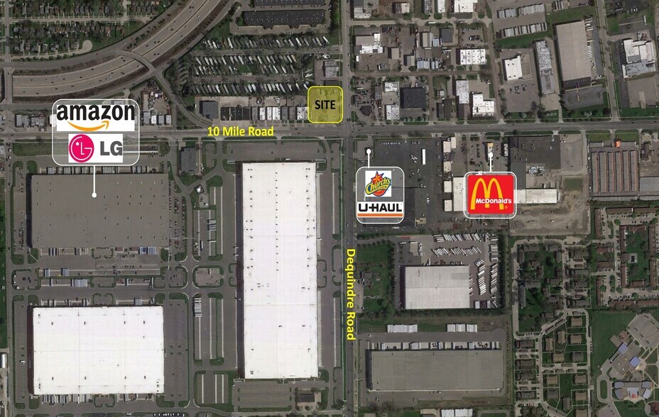 25005-25021 Dequindre Rd, Madison Heights, MI à louer - Aérien – Image 2 sur 6