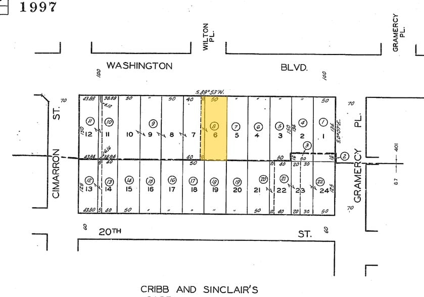 2378 W Washington Blvd, Los Angeles, CA à vendre - Plan cadastral – Image 3 sur 9