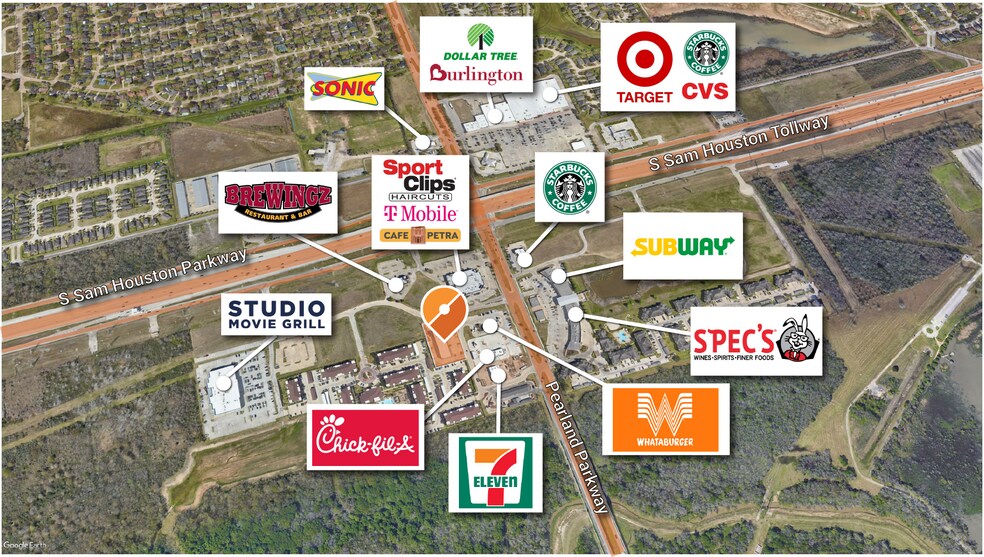 11508 Pearland Pky, Houston, TX à louer - Aérien – Image 2 sur 10