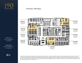 190 S La Salle St, Chicago, IL à louer Plan d’étage– Image 1 sur 1