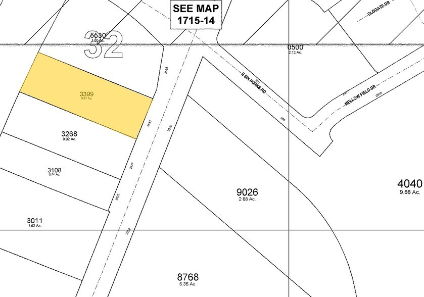 2533 Atlantic Ave, Raleigh, NC à louer - Plan cadastral – Image 3 sur 6