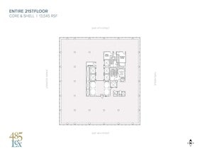 485 Lexington Ave, New York, NY à louer Plan d’étage– Image 1 sur 2