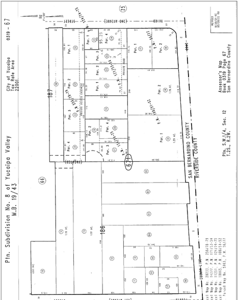 34590 W County Line Rd, Yucaipa, CA à louer - Plan cadastral – Image 2 sur 7