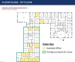 2326 Del Prado Blvd, Cape Coral, FL à louer Plan d’étage– Image 1 sur 13