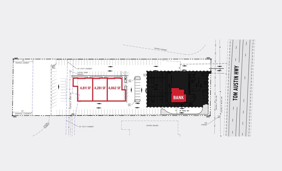 3450 Tom Austin Hwy, Springfield, TN à louer - Plan de site – Image 3 sur 3