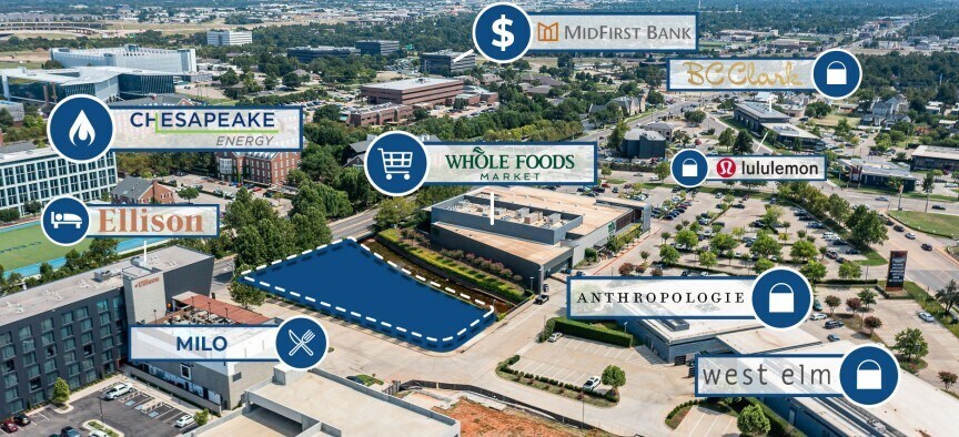 6121 N Western Ave, Oklahoma City, OK à louer - Aérien – Image 1 sur 4