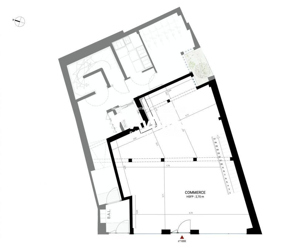 Bureau dans Paris à louer Plan d’étage– Image 1 sur 3