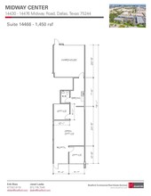 14430 Midway Rd, Farmers Branch, TX à louer Plan d’étage– Image 2 sur 2