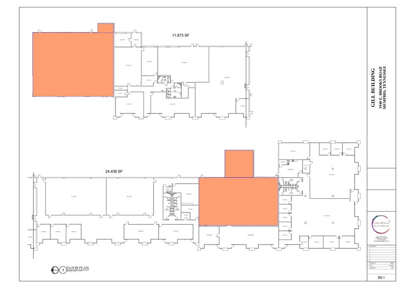 1940 Brooks E, Memphis, TN à louer - Plan d’étage – Image 3 sur 3