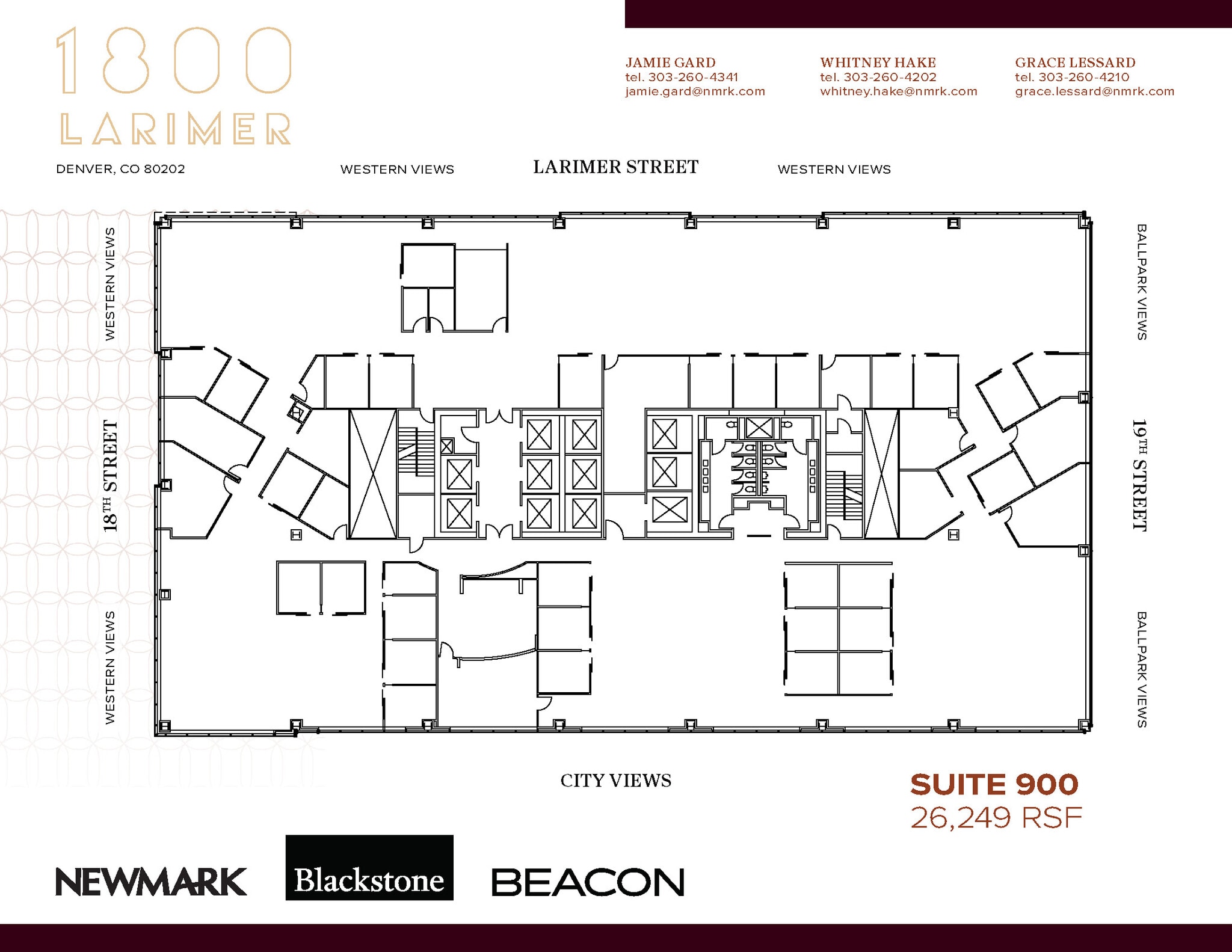 1800 Larimer St, Denver, CO à louer Plan d’étage– Image 1 sur 1
