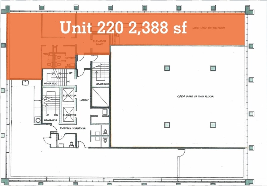 2220 12th Ave, Regina, SK à louer Plan d’étage– Image 1 sur 1