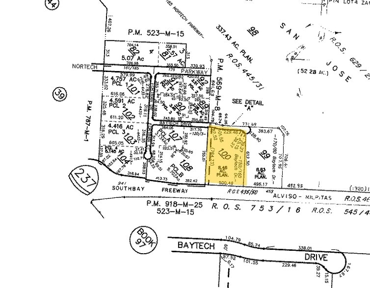 140 Baytech Dr, San Jose, CA à louer - Plan cadastral – Image 2 sur 14