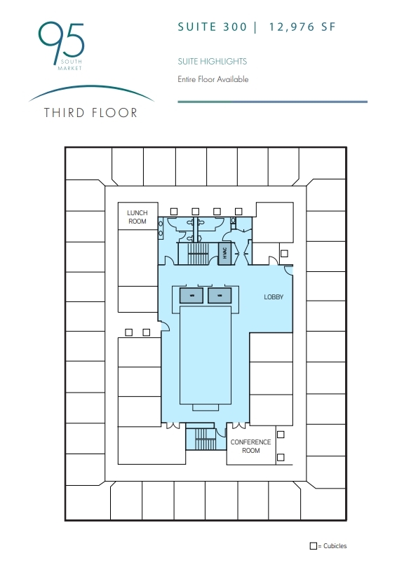 95 S Market St, San Jose, CA à louer Plan d’étage– Image 1 sur 1