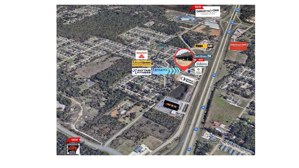 2203 Trinity Blvd, Texarkana, AR à louer - Photo de l’immeuble – Image 2 sur 5