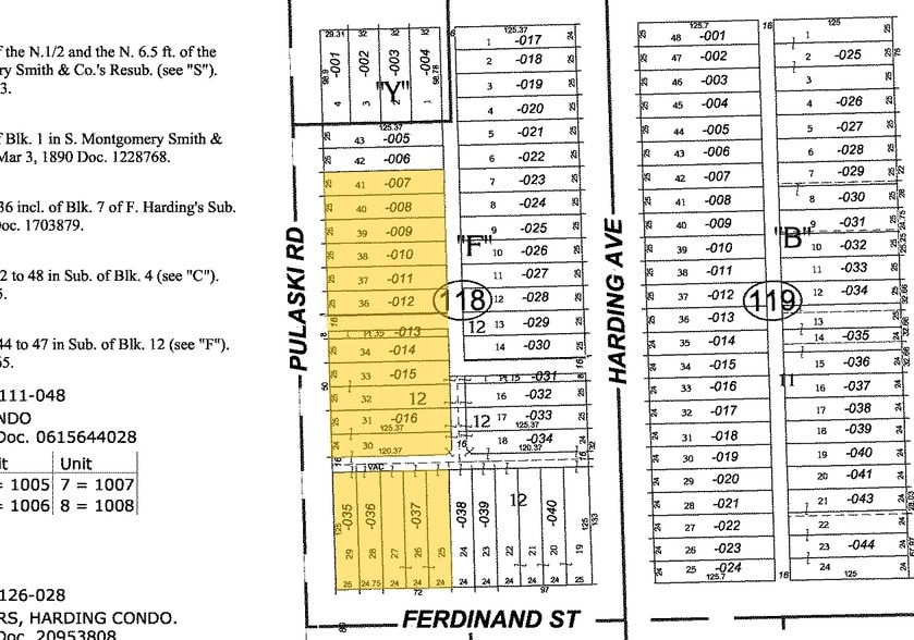 500 N Pulaski Rd, Chicago, IL à louer - Plan cadastral – Image 2 sur 11