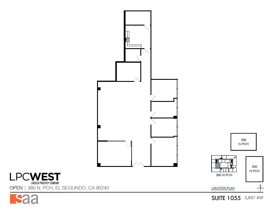 300 N Pacific Coast Hwy, El Segundo, CA à louer Plan d’étage– Image 1 sur 1