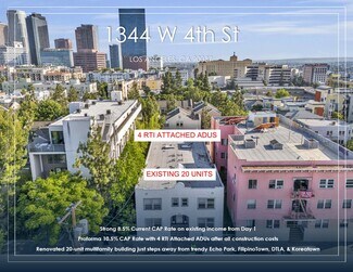 Plus de détails pour 1344 W 4th St, Los Angeles, CA - Logement à vendre