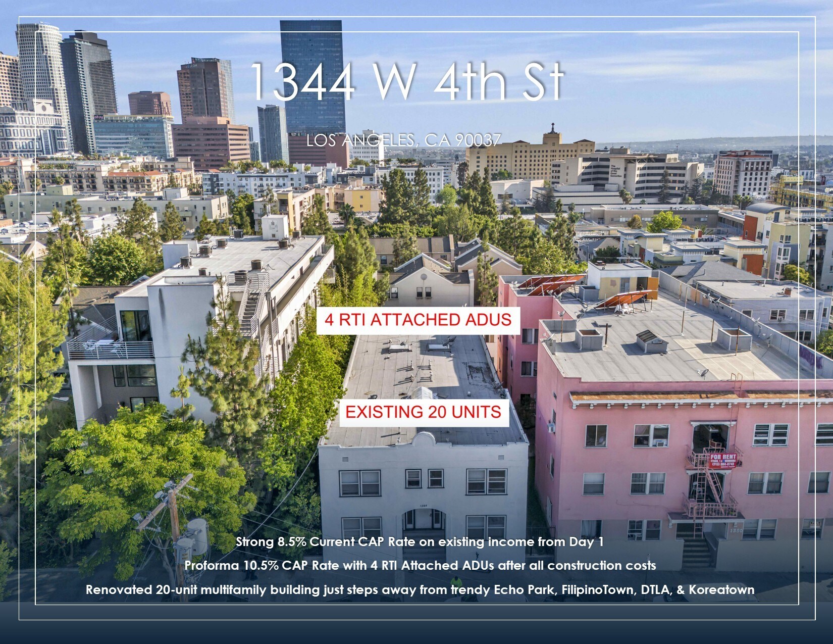 1344 W 4th St, Los Angeles, CA à vendre Photo de l’immeuble– Image 1 sur 16