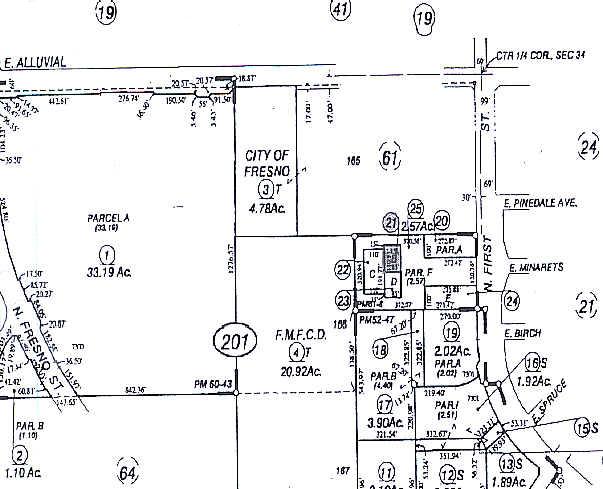 7275 N 1st Ave, Fresno, CA à louer - Plan cadastral – Image 3 sur 7