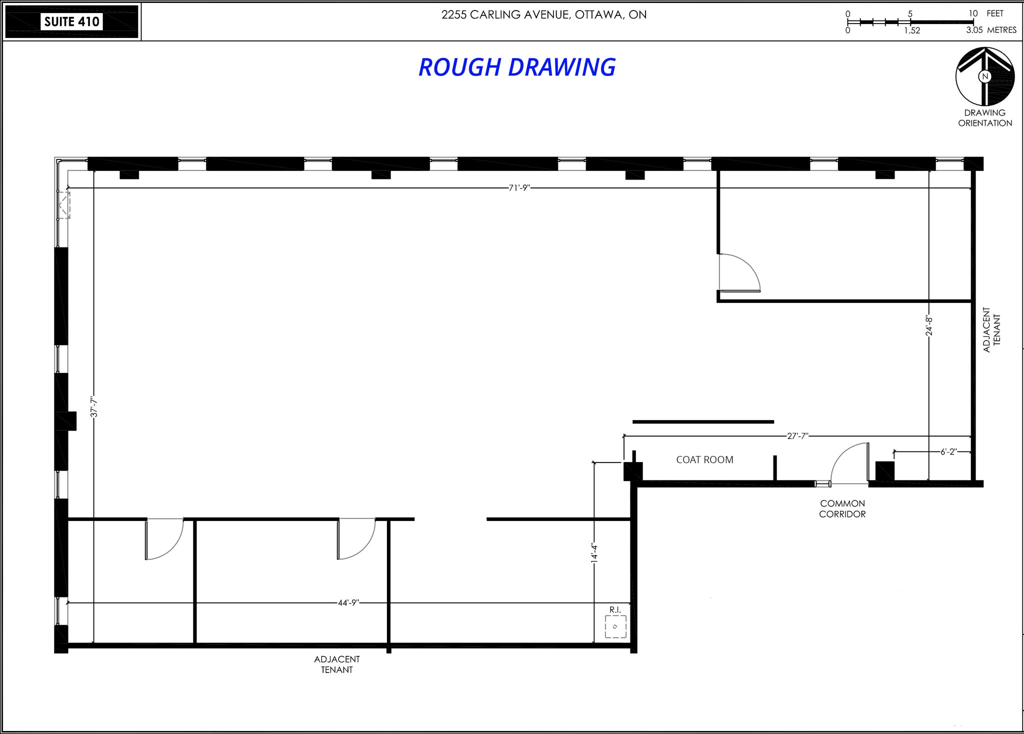 2255 Carling Ave, Ottawa, ON à louer Plan d’étage– Image 1 sur 8