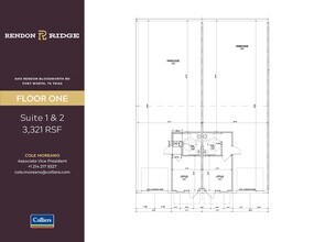 6815 Rendon Bloodworth Rd, Fort Worth, TX à louer Plan d’étage– Image 2 sur 6