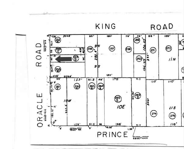 3656 N Oracle Rd, Tucson, AZ à vendre - Plan cadastral – Image 2 sur 2