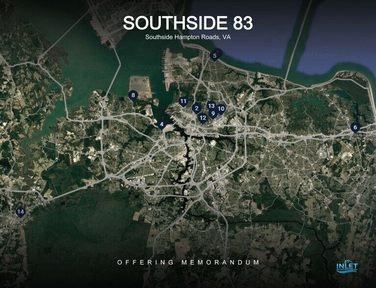 Southside 83 portefeuille de 17 biens à vendre sur LoopNet.fr - Aérien – Image 1 sur 32