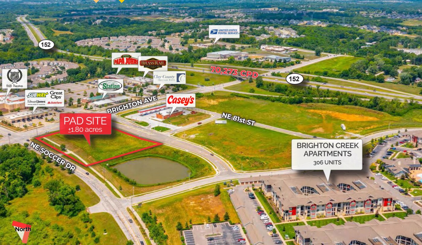 S&E M-152 Hwy & N Brighton Ave, Kansas City, MO à vendre Aérien– Image 1 sur 8