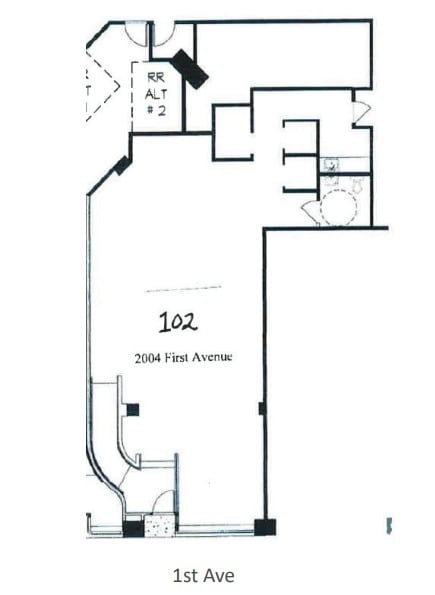 2000 1st Ave, Seattle, WA à louer Plan d’étage– Image 1 sur 1
