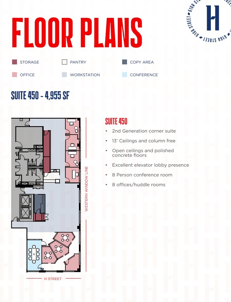 701 7th St NW, Washington, DC à louer Plan d’étage– Image 1 sur 2