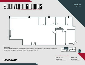 10375 E Harvard Ave, Denver, CO à louer Plan d’étage– Image 1 sur 1