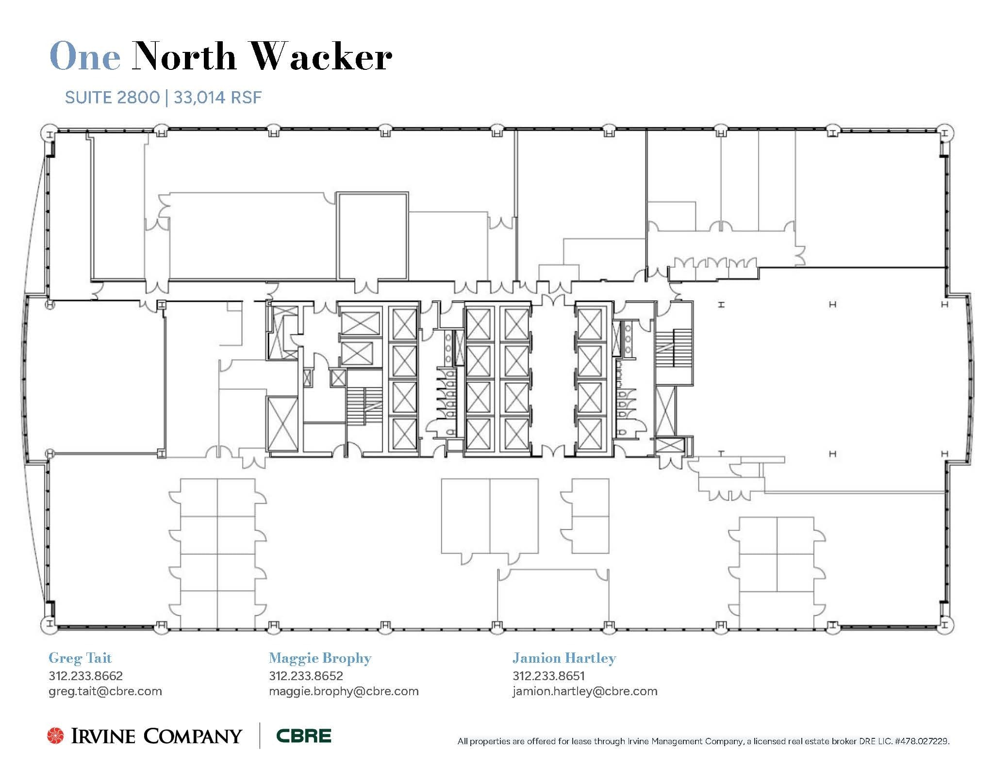1 N Wacker, Chicago, IL à louer Plan d’étage– Image 1 sur 1