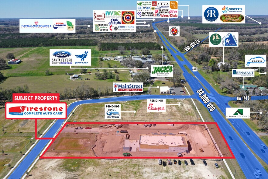 16308 NW US Highway 441, Alachua, FL à vendre - Aérien – Image 3 sur 5