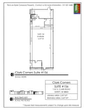 1161 E Clark Rd, Dewitt, MI à louer Plan d’étage– Image 1 sur 1