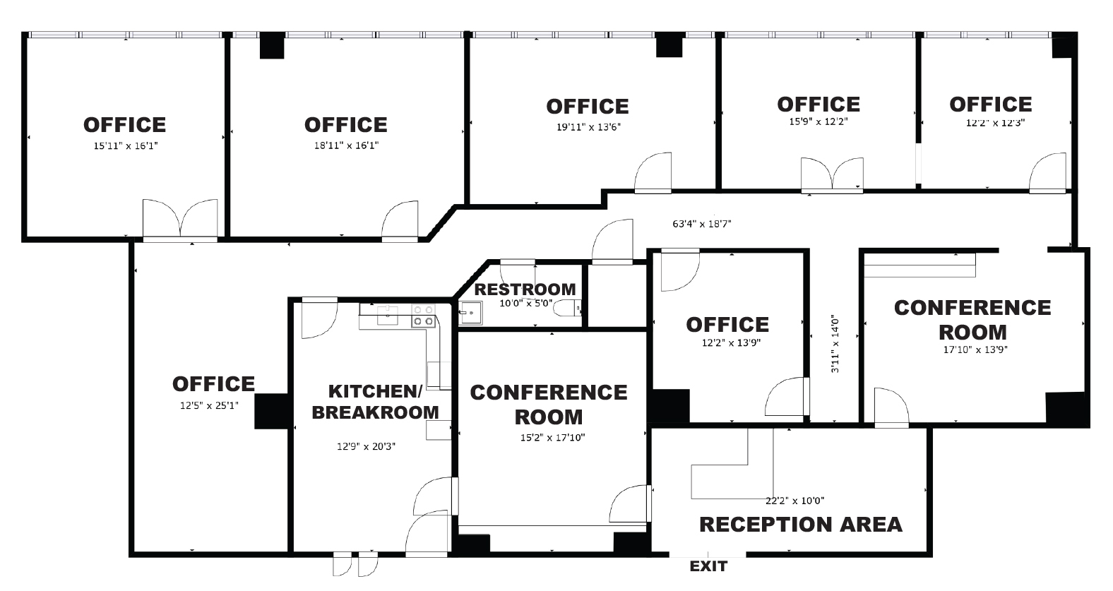 4045 NW 64th St, Oklahoma City, OK à louer Plan d’étage– Image 1 sur 1
