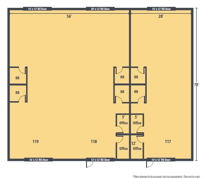 7001 White Ln, Bakersfield, CA à louer Plan d’étage– Image 1 sur 2