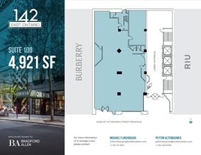 142 E Ontario St, Chicago, IL à louer Plan d’étage– Image 2 sur 2