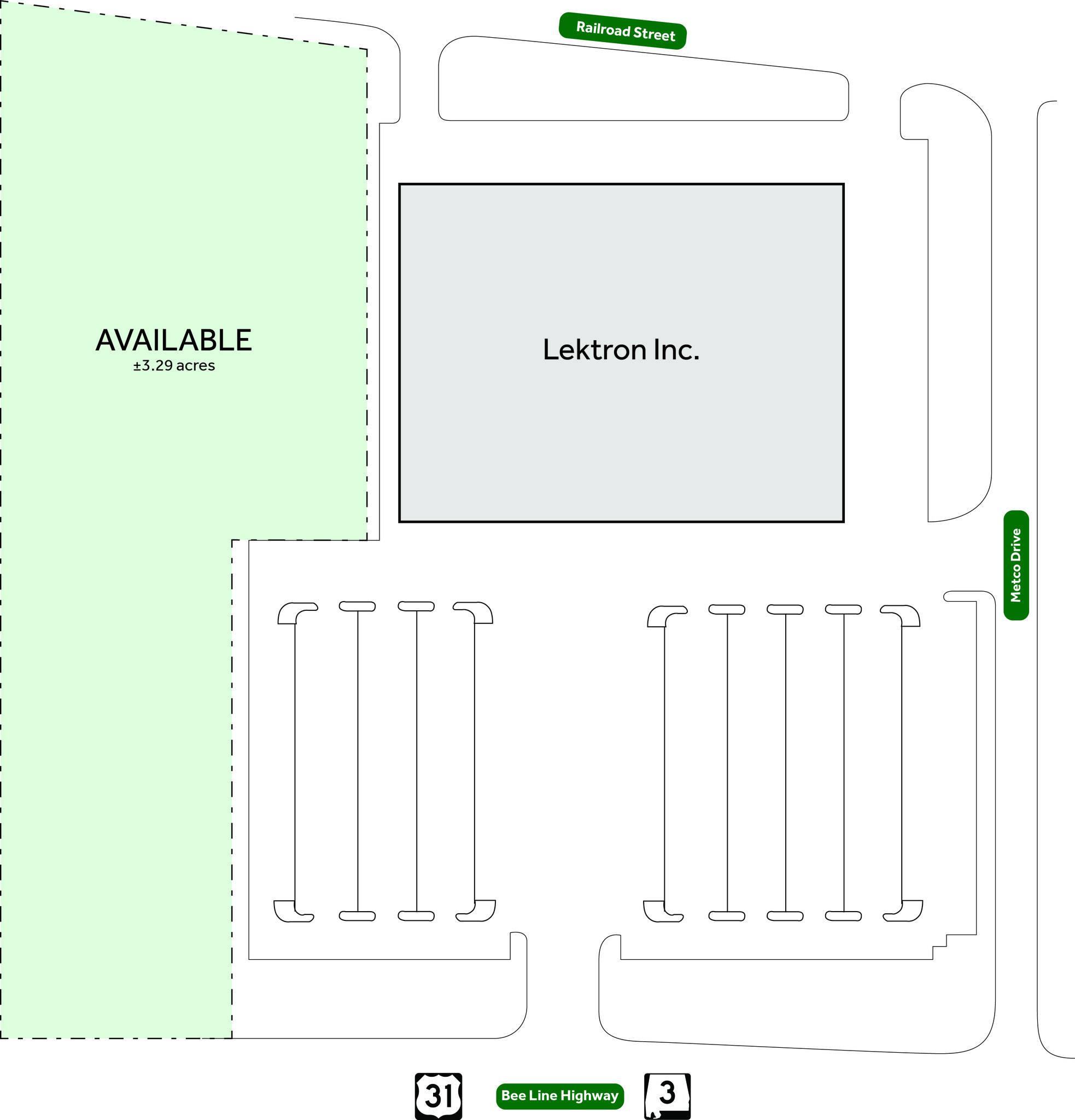 2260 US 31 Hwy SW, Hartselle, AL à louer Plan de site– Image 1 sur 2