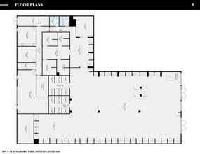 464 N Springboro Pike, Dayton, OH à louer Plan d’étage– Image 2 sur 3
