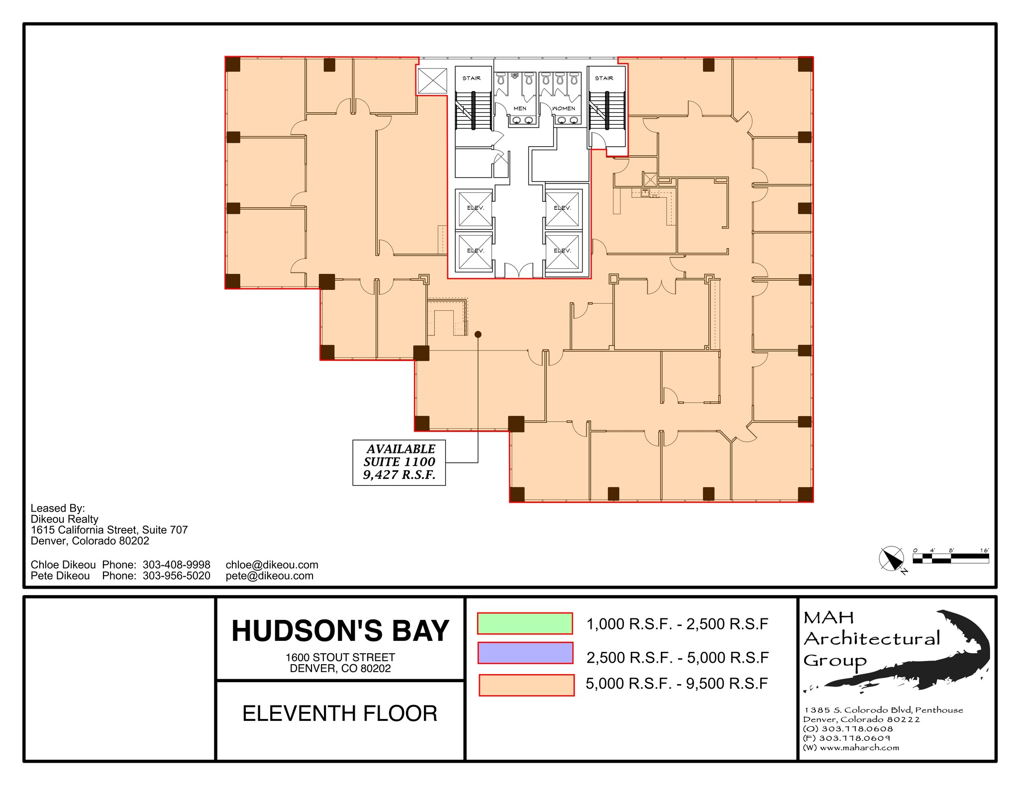 1600 Stout St, Denver, CO à louer Plan de site– Image 1 sur 1