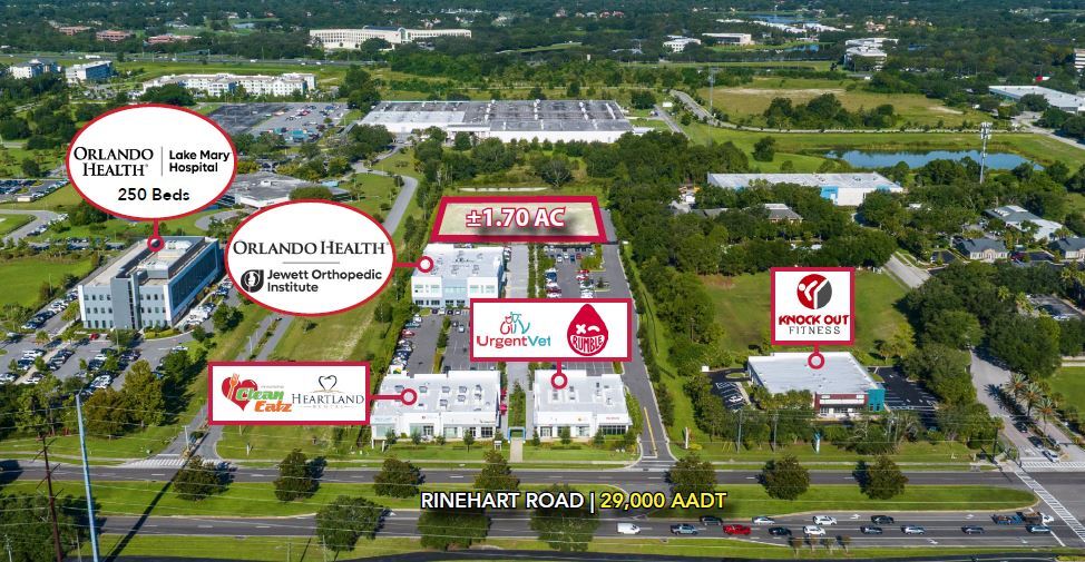 462 Rinehart Rd, Lake Mary, FL à vendre - Aérien – Image 3 sur 9