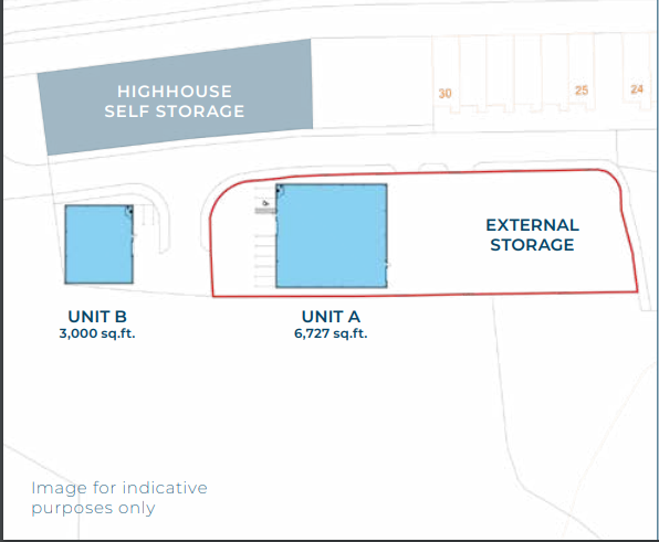 Unit B Barony Rd, Auchinleck à louer Plan de site– Image 1 sur 1