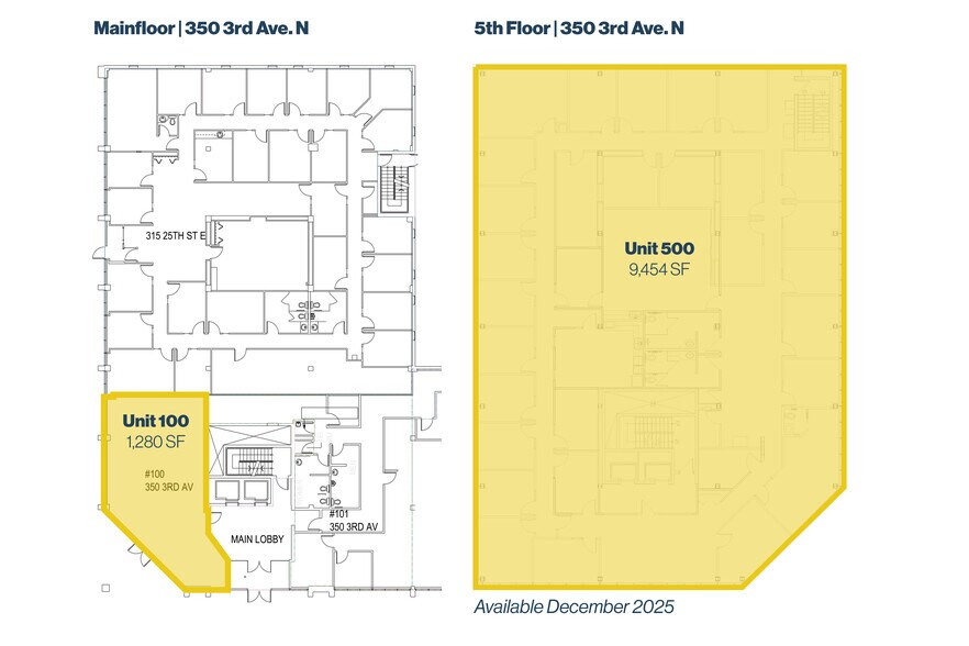 340-350 3rd Ave N, Saskatoon, SK à louer - Photo de l’immeuble – Image 2 sur 8