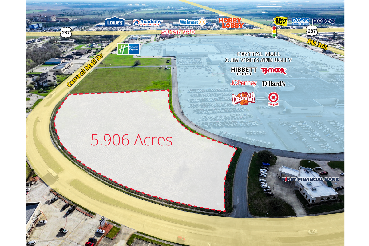 Central Mall, Port Arthur, TX à vendre Photo principale– Image 1 sur 3