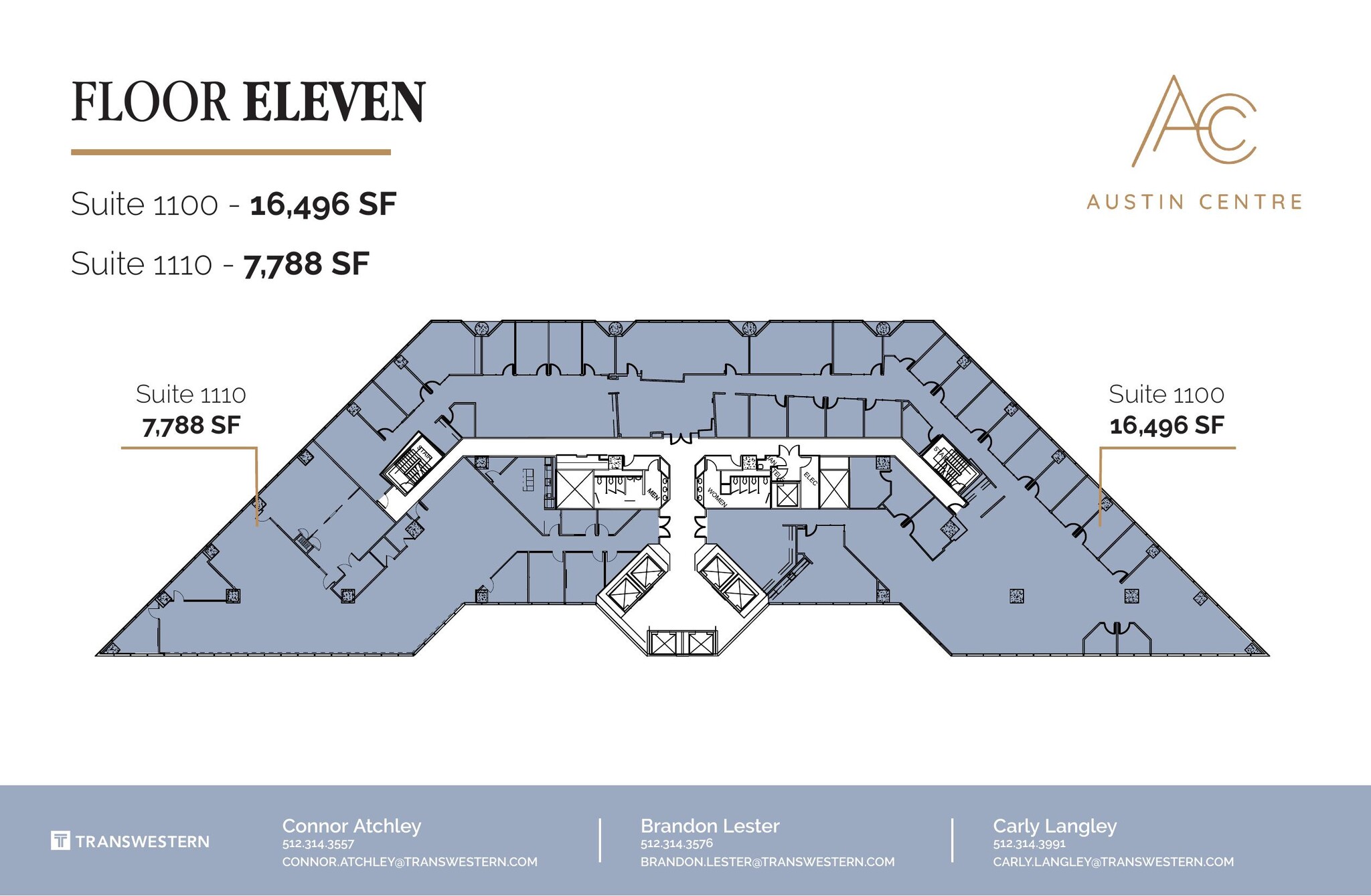701 Brazos St, Austin, TX à louer Plan d’étage– Image 1 sur 1