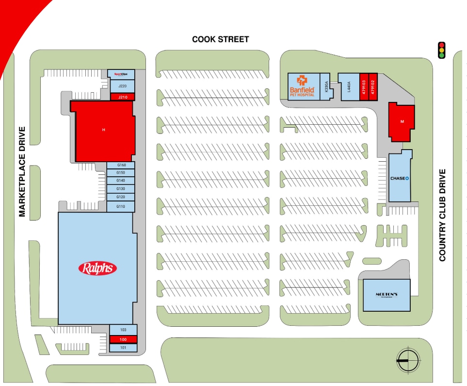 74868-74998 Country Club Dr, Palm Desert, CA à louer Plan de site– Image 1 sur 1