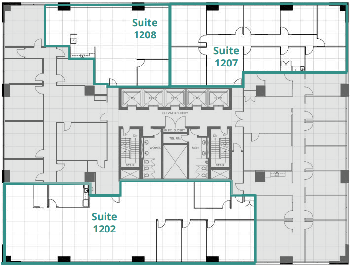 734 7th Ave SW, Calgary, AB à louer Plan d’étage– Image 1 sur 1